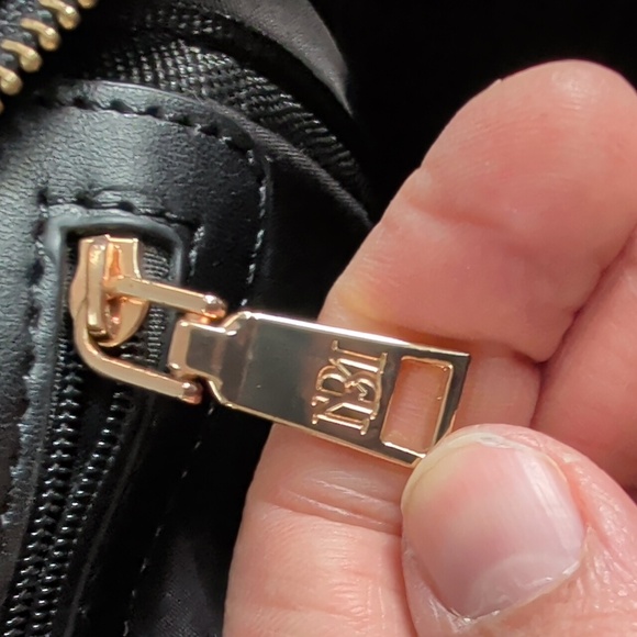 Badgley Mischka Black Quilted Backpack - Picture 14 of 16